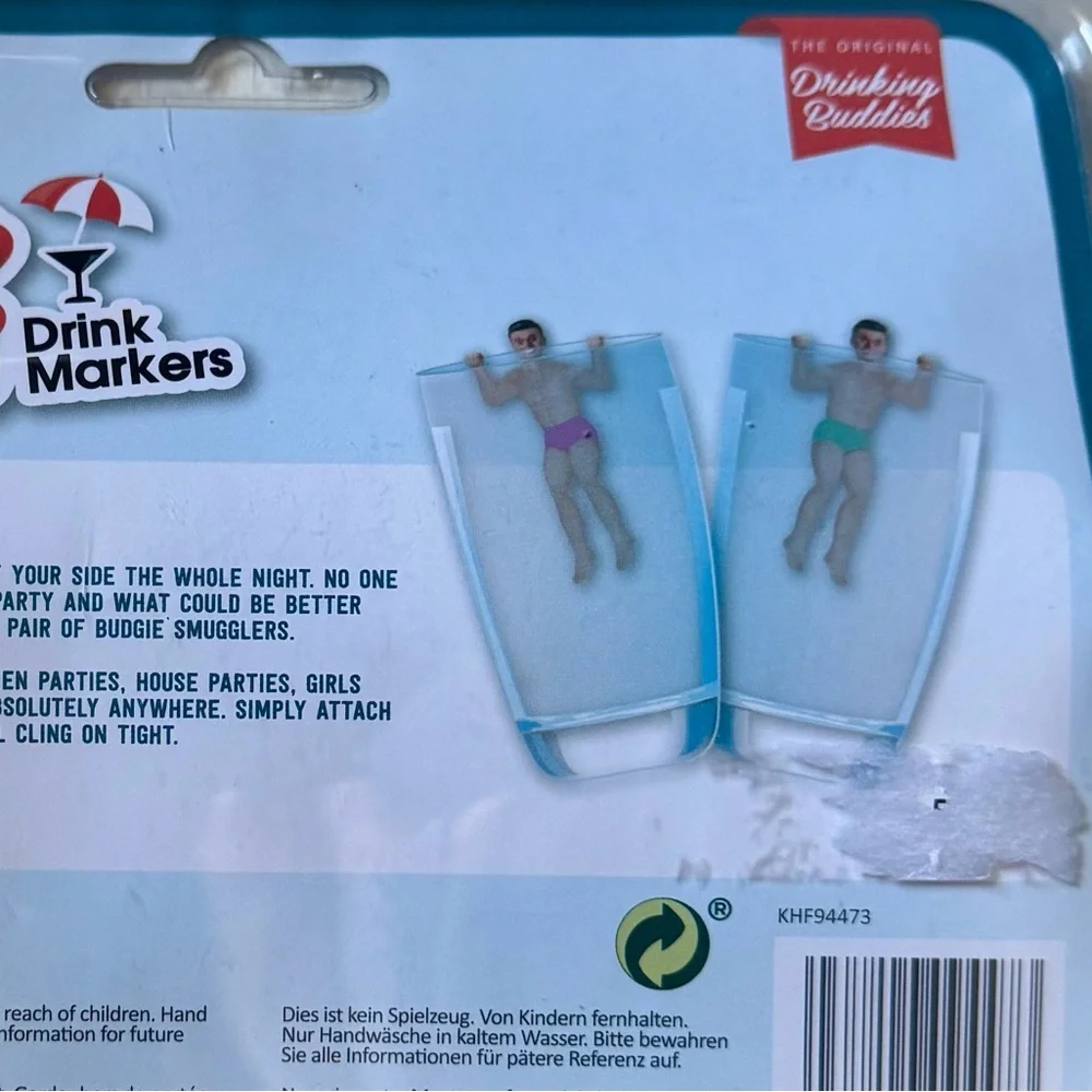 Drinking Buddies Drink Markers NIP Bachelorette Party Favor Girls Night Out